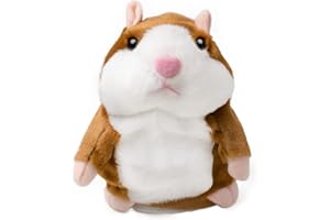 MAGIC SELECT Interaktives Plüschtier von Hamster, das Wiederholen und Sich wiederholen. Sprechende Hamster mit Bewegung für Kinder und Babys. Plüschtier-Tier zum Lernen.