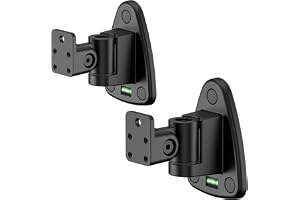 ComVome Sväng- och lutbara högtalarväggfästen för Samsung HW-Q990H/Q990F/Q990D/Q930H/Q930F, väggkonsoler med höga belastninga
