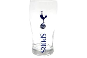 THFC Official Tottenham Football Crest Pint Glass With Club Crest