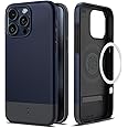Spigen Style Armor Magfit Back Cover Case Compatible with iPhone 15 Pro Max (TPU + Poly Carbonate | Midnight Indigo)