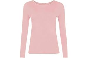 21Fashion Kids Plain Basic Top Long Sleeve Womens Girls Boys Uniform T-Shirt Tops