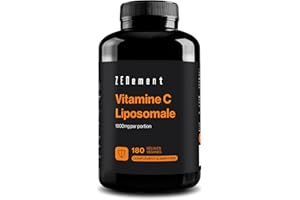 Vitamine C Liposomale 1000 mg | 180 Gélules Végan (3 mois) | Acide Ascorbique Haute Concentration, Dosage Puissant | Contribue au Fonctionnement Normal du Système Immunitaire | Zenement