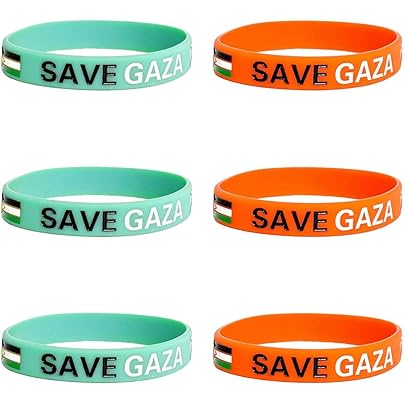 Bracciale Con Bandiera Palestinese: Bracciale In Cotone Fatto A Mano Nei Colori Rosso, Nero, Bianco E Verde, Donazione Di Beneficenza Da Ogni Vendita - Italia - Foto 5