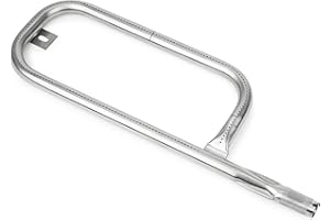 Onlyfire Edelstahl Brenner für Weber Q100/Q1000 Serie Gasgrills, Ersatzteile Brennerrohr für Weber Baby Q, Brenner Tube Zubehör (Ersatzteil von 69957/60040/41657)