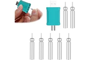 ‎RECITEM Recitem CR 425 LED Posen Angeln Batterie, Aufladbar Akku für Angelposen Angeln Schwimmer LED Angel Posen Leuchtpose Angeln Zubehör, Wiederaufladbare CR425 USB Angelposen Akku Schwimmer Batterie