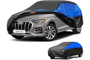 GUNHYI Car Cover Custom Fit for Audi Q5 Waterproof, Breathable, All-Weather Outdoor Full Cover for Rain, Sun, UV Protection