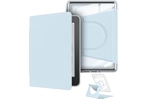 360 graders roterande fodral för 6,8 tum Kindle Paperwhite (11:e generationen-2021 utgåva), avtagbar magnetisk design skyddan
