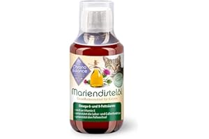 Chronobalance® Mariendistel-Öl für Katzen - natürliche Nahrungsergänzung - unterstützt den Fellwechsel - reich an Vitamin E, Omega-6 und Omega-9 (100ml)