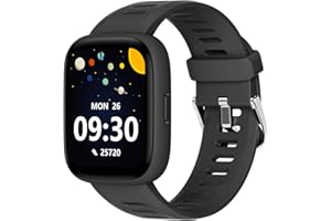 BIGGERFIVE Fitness Tracker Orologio Bambini Bambina Ado 5-16, 1,8" Smartwatch con Contapassi, Frequenza Cardiaca, Resistente all'Acqua IP68, Monitor del Sonno, Giochi Puzzle con/senza APP