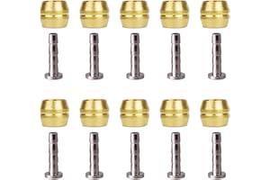RUNQIN OUTDOOR 10 Set BH90 Olive and Barb, Insert de Connecteur Olive Tuyau Frein Disque Hydraulique, Replacement Tuyau Olive, Brake Hose Olive Hydrau, Pièce de Rechange Kit de Réduction Durite pour Shimano SM-BH90