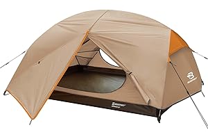Bessport Tents for Camping - 2 and 3 Person Backpacking Tent, Easy Setup 3-4 Season Lightweight Tent - Waterproof and Windproof, Two Doors, Large Tent Anti-UV for Family, Outdoor, Hiking
