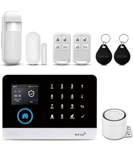 Kit Allarme Antifurto Wireless 8 Pezzi - Sirena 110dB, Sensori Movimento E Porta - Foto 10