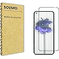 Amazon Brand - Solimo Tempered Glass Screen Protector for Nothing Phone 1 (6.55 Inch) with Edge-to-Edge Coverage | Easy Installation Kit (Black)