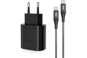 CHENLENIC 25W USB C Fast Charger Super Fast Ładowarka USB C Charger z 2m kablem USB C Super Fast Charging Kompatybilny z Samsung Galaxy S23 Ultra, S21+, S21, S20, Note 20, Note 10+, A53, A52s, A72