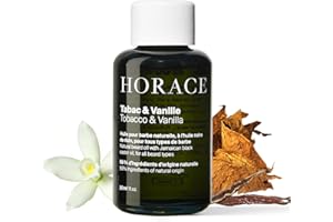 HORACE Tobacco & Vanilla Beard Oil for Men - Conditioner with Argan Oil - Gentle Beard Care for All Skin Types - Woody, Sweet Scent, 30 ml