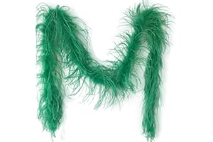 Sowder 72inch Length 1ply Ostrich Feather Boa for Wedding/party Decoration, Feather Scraf