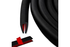 DOUJIAO Kantenschutz Blech 2mm x 3 Meter Kantenschutz selbstklebend EPDM Kantenschutzprofil U Gummidichtung Schwarz Gummi Kantenschutz für Bleche Glasscheiben Auto Blechschutzkante Kantenschutz