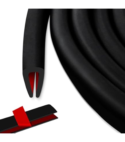 CTRICALVER Autorandbeschermstrip, 5 m, autorandbescherming, U-vormige autoklep-deurrandbescherming, geschikt voor SUV-sedan MPV en de meeste modellen (wit