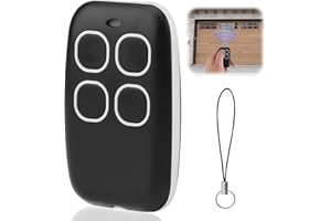 AMZTOUR Control Remoto Universal 4 en 1 Zumbador Multifrecuencia de 250 MHz A 915 MHz, Control Remoto de Código Variable para Puertas Garaje y Portones con BFT MITTO TRC CASALI NICE ERREKA BENINCA AERF SOMMER