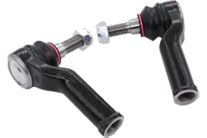 HouYeen Pack of 2 Front Left and Right Outer Track Tie Rod Ends for Fo-rd Galaxy mk2 mk3 Mondeo mk4 S Max Freelander 2 Vol-vo S60 mk2 S80 mk2 V60 mk1 mk2 V70 mk3 XC60 mk1 XC70 mk2