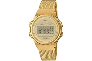 Casio Collection Vintage - Reloj Digital Unisex con Correa de acero Inoxidable