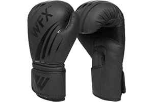 WFX Guantoni da boxe in pelle, professionali, MMA, sparring, kickboxing, allenamento, Muay Thai, combattimento