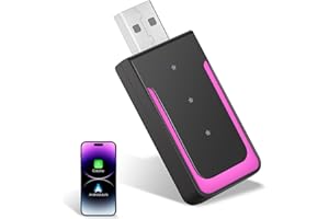 Wodasi Bezprzewodowy adapter 2 w 1 z systemem Android Auto & Carplay, WirelessStick konwertuje przewodowy system Android Auto/Carplay na bezprzewodowy do samochodów z AA i Carplay, typ C/USB Plug &