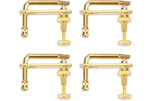 ‎DILWE Dilwe 4 sztuki skrzypce stroik drobny, stop strun justizer części zamienne do skrzypiec 4/4