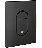 GROHE Start - Spoelplaat voor verborgen GD2 stortbakken (gemaakt van ABS, waterbesparing, dubbele spoeling met start- en stopactivering, eenvoudige verticale installatie), afmeting 156 x 197 mm