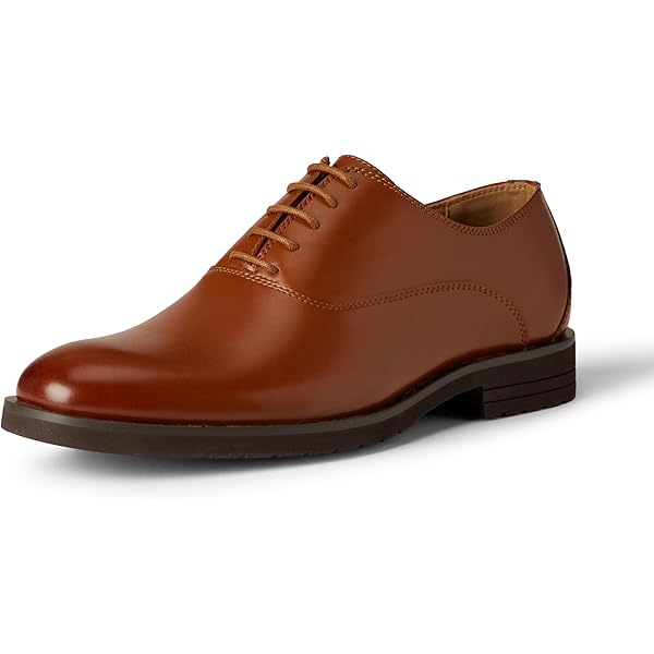 knee length dresses for ladies Men's Findlay Dress Lace-Up Almond Toe Oxfords Brown / 10.5 / W main image 1