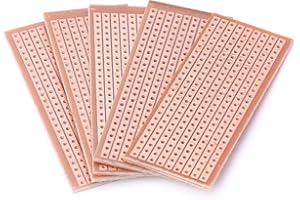 BYUTFA 5 pièces Carte de Circuit imprimé en bakélite Universelle Bricolage Prototype PCB Plaque de Piste de prototypage