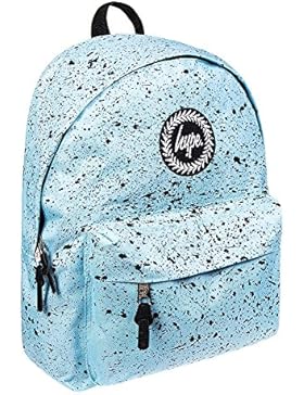 Hype himmelblau / Schwarz Speckle Rucksack Tasche - ideal Schule Taschen - Rucksack für Jungen und Mädchen