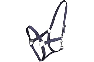 ARBO-INOX® Halfter mit Schiebeschnalle Stallhalfter Basic (Pony, blau)