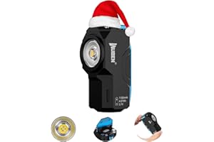 WUBEN X0 Torcia LED Ricaricabile, 1100 Lumen Torcia Led Potente ECL Torcia Piccola, Impermeabile IP68 con Base Magnetica 7 Modi, Per Campeggio Escursioni di Emergenza Lavoro