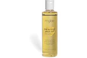 Mylee - Olio 2 in 1 per depilazione, 250 ml, prima o dopo la rasatura, depilazione con cera, olio essenziale naturale, facile da applicare, vegano e privo di crudeltà
