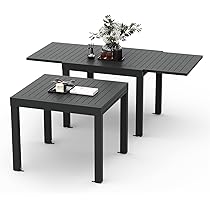 Mendler Set van 2 tuinstoelen aluminium vlechtwerk Rope - antraciet - bekleding donkergrijs