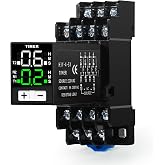 Ailao Relay 220V Digital Timer 0.1s-99h Relay for Lights Cycle Time Control Delay 4 Normally Open/Normally Closed 14 Pin AC 2