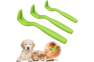 TNOMSNO Pinzette per Zecche, Set di 3 Pinzetta Zecche Ganci per Zecche, Togli Zecche per Cani Pinzette per La Rimozione delle Zecche per Cani, Gatti e Cavalli