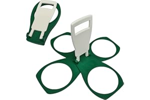 CarryAround Portavasos Plegable [Verde] para café, Bebidas de Pinta y Cerveza, Resistente, Reutilizable, tamaño de Bolsillo, Esencial para Festivales, fácil y Seguro, Deportes