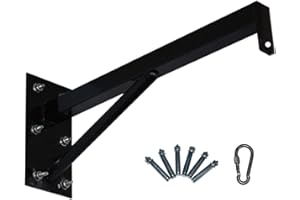 ‎SFEEXUN Sfeexun Boxsack Wandhalterung,Heavy Duty Boxsack Halterung Wand Boxsackhalterung Tragkraft bis 800lbs/400 KG (schwarz, 40cm)