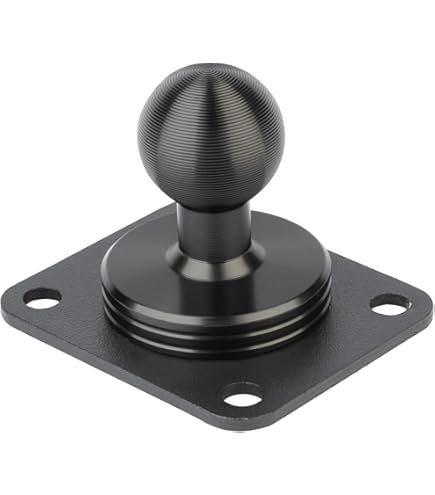 Tackform BC1 Lenkerklemme Mit 20 Mm Kugel – Für 3,8 Cm Stangen, Chrom, Mit Gummieinsatz