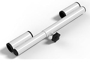 Sevko Patio Door Lock with Protection Inserts, Prevents Scratches, Easy Install, Extra Security, White