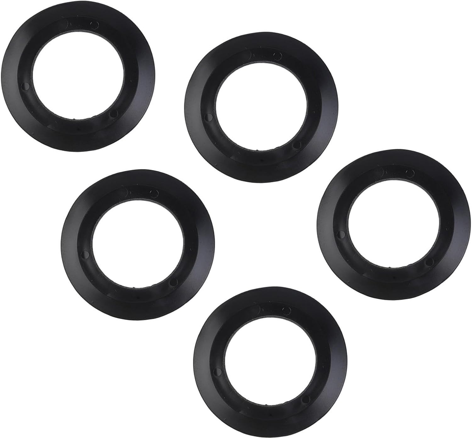 Springwillfly 5 Pack Rubber Seal Washer Gasket For Kitchen Sink Basket Strainer, Flexible Black Replacement Seals For 78Mm 79Mm 80Mm 82Mm 83Mm(For 78 79 80mm)