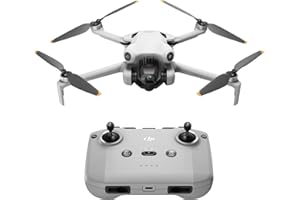 DJI Mini 4 Pro (DJI RC-N2), Mini Drone Pliable avec Caméra HDR 4K pour Adultes, Moins de 0,549 lb/249 g, Temps de Vol 34 min, Distance de Transmission Vidéo max. 20 km, Klasse-C0