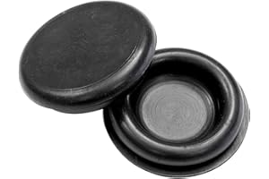 PIXEL PEEPER 2 tapones ciegos de goma de 20 mm. Tapones en blanco para paneles de coche o agujeros en metal, plástico, madera o cerámica. 19 mm - 21 mm