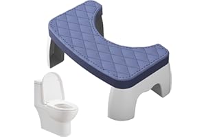 SCOOVY Sgabello Per Cacca, Sgabello Per WC Per Adulti, Sgabello Per Vasino, Sgabello Per WC Accovacciato Con Materiale Durevole, Sgabello Per Vasino Resistente, Sgabello Per WC Antiscivolo Squat Per Viaggi,