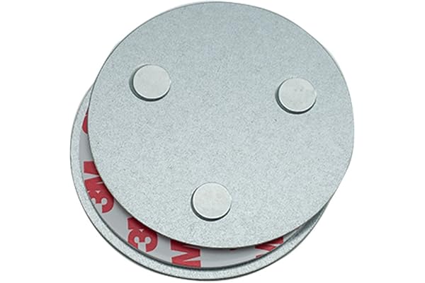 meioro Outil d'installation de Détecteur de Fumée Magnétique,Fixation Rapide et Facile Kit Monté au Plafond pour Alarme de Fumée,sans Besoin de Forage Aucun Danger (1 Pièce)