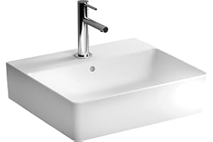 VitrA Nuo 7431B003-0631 Dikdörtgen Çanak Lavabo, 50 cm, Beyaz