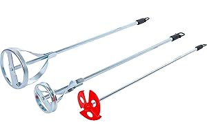 BGS DO IT YOURSELF BGS Diy 6840 | Set di miscelatori e miscelatori per malta | 3 pezzi | Frullatore per miscelatori