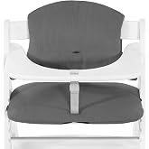 hauck Highchair Pad Select Cotton High Chair Cover &ndash; Cushion for Alpha Plus Beta Plus and Arketa Evolutionary Wooden High Cha